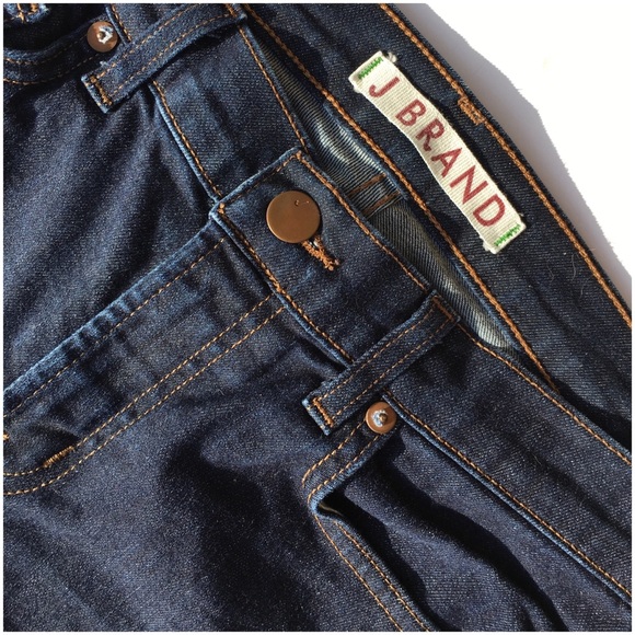 J Brand Dark Rinse Straight Leg Jean - Picture 3 of 5